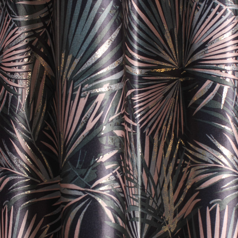 Zasłona z kółkami SAGO 140x260cm-antracyt