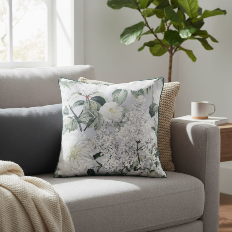 Poszewka BIZU rozm.45x45, kolor szary