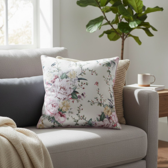 Poszewka MARI rozm.45x45, kolor biały