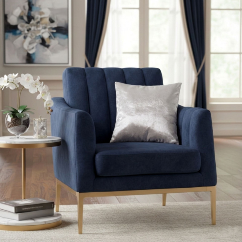 Poszewka SATIN rozm. 45x45, kolor szampański 2S