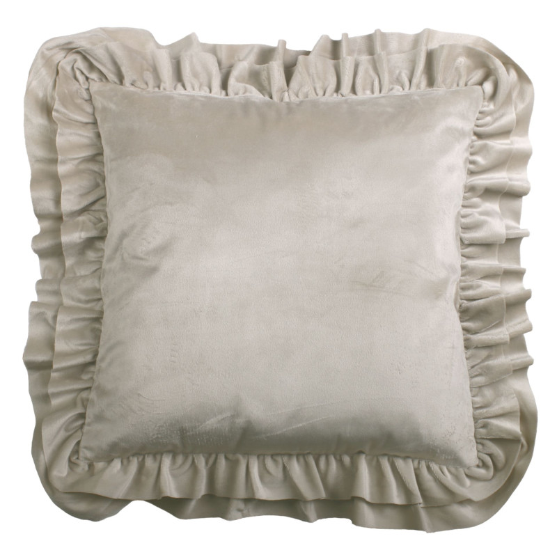 Poszewka SOPHIE rozm.45x45, kolor szampański 2S