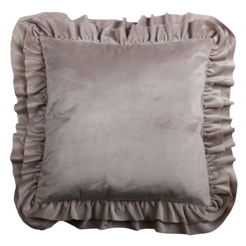 Poszewka SOPHIE rozm.45x45, kolor taupe 2S