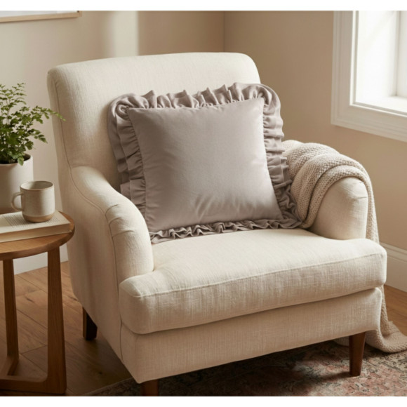 Poszewka SOPHIE rozm.45x45, kolor taupe 2S