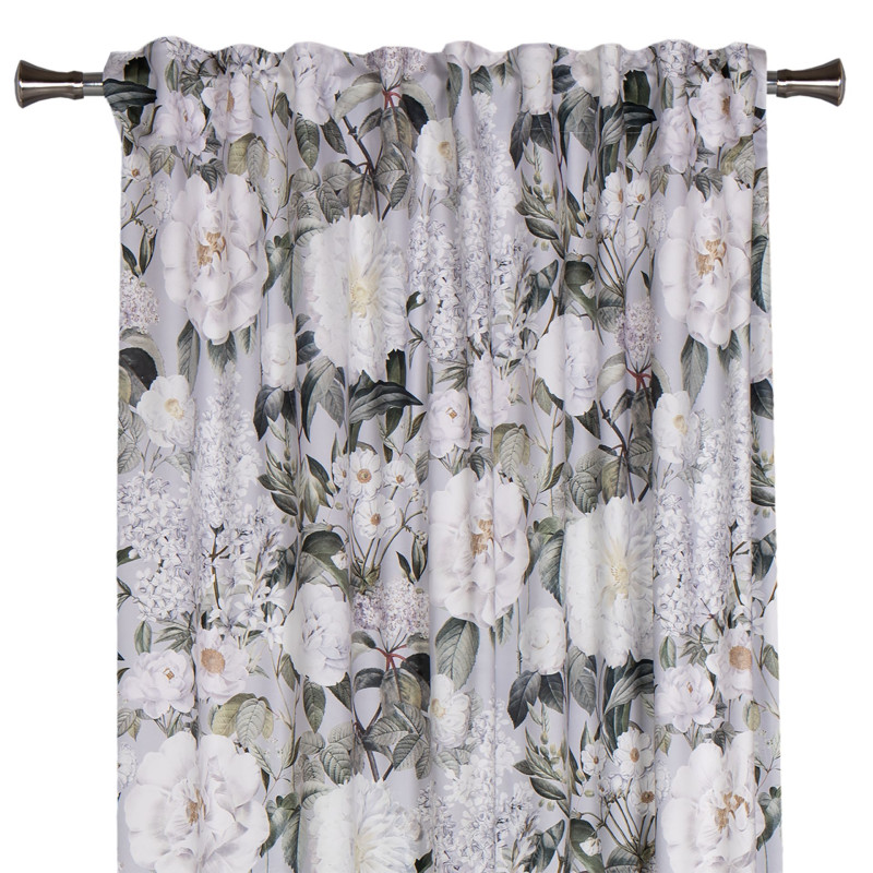 Zasł. z taśmą BIZU rozm.140x250cm, kolor szary