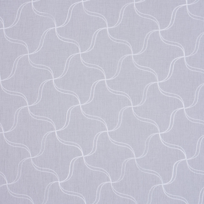 Firana z kółkami TIBI 140x250cm kol.biały