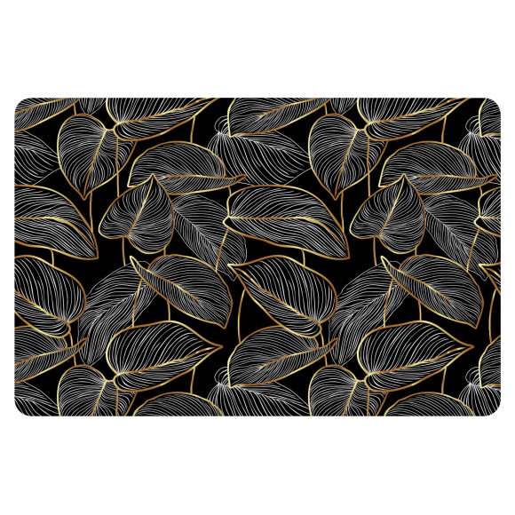 Podkładka LEAFY,43,5x28cm-CZARNY