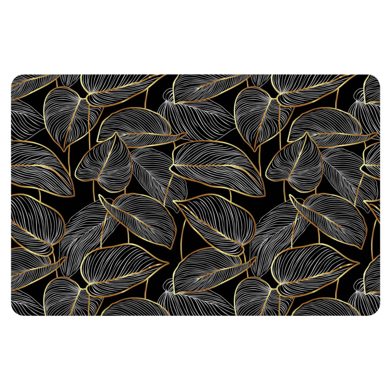Podkładka LEAFY,43,5x28cm-CZARNY