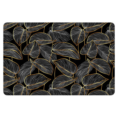 Podkładka LEAFY,43,5x28cm-CZARNY