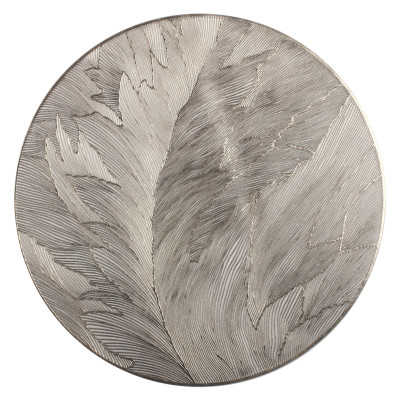 Podkładka SILIA,śr.38cm, kolor biało-złoty