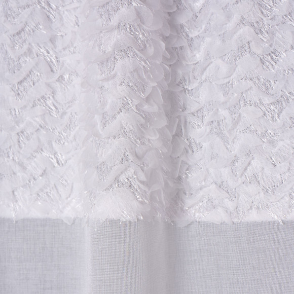 Firana z taśmą AIRA 140x260, kolor biały