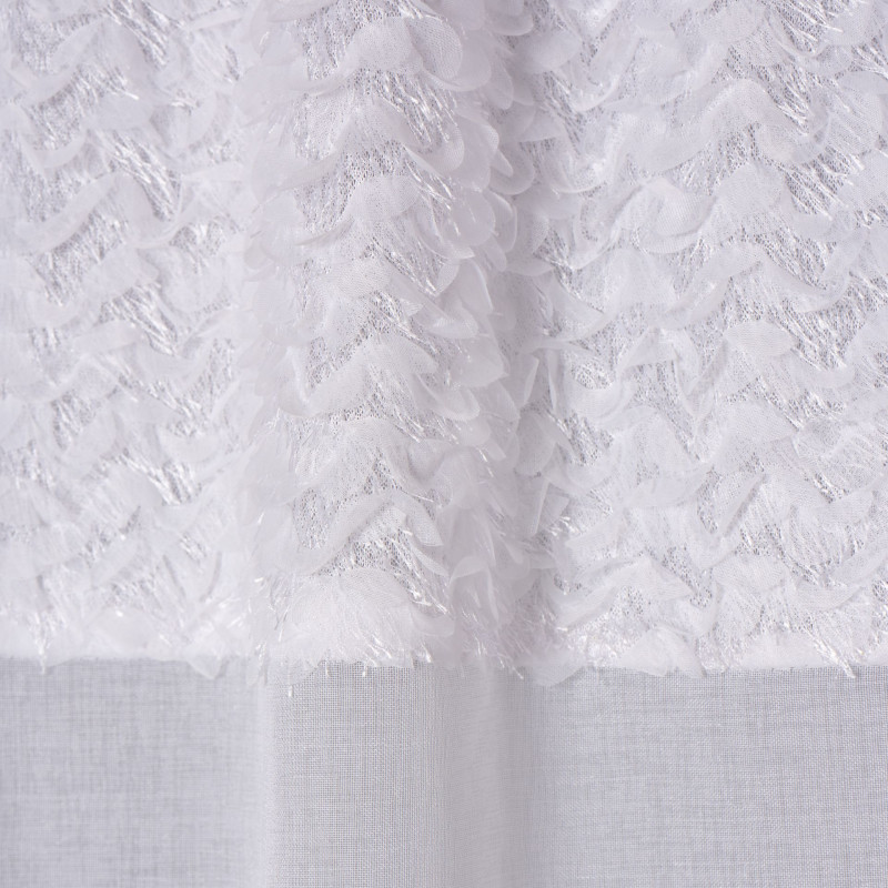 Firana z taśmą AIRA 140x260, kolor biały