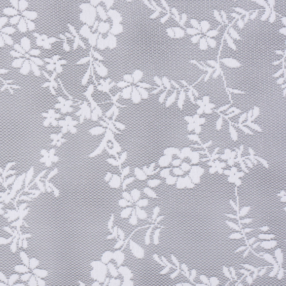 Firana z taśmą DAISY 140x260cm kolor biały