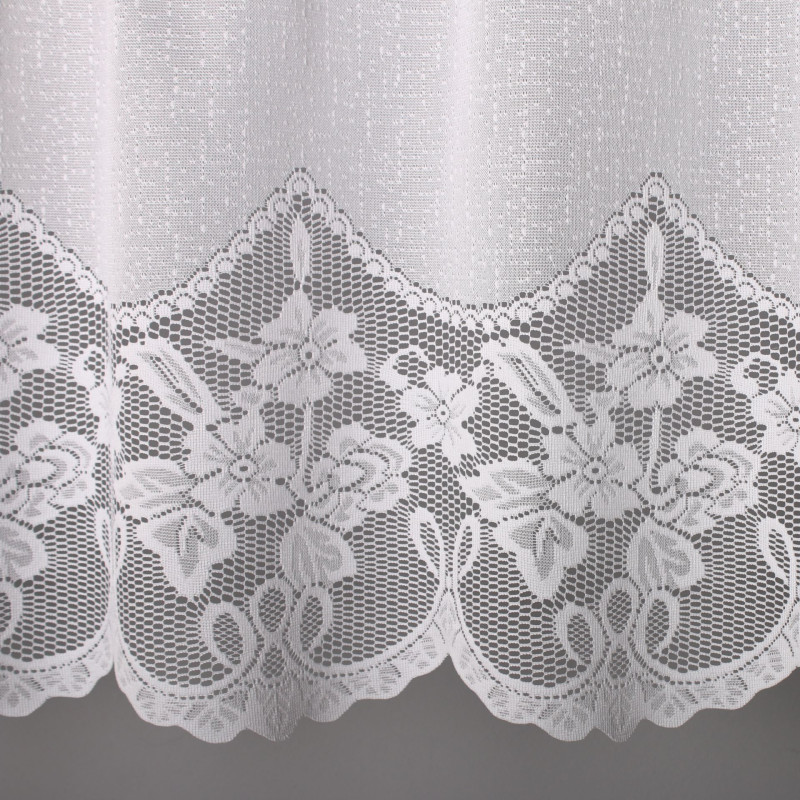 Firanka żakardowa IDA, wys. 30 cm, kolor biały