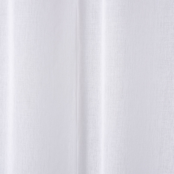 Firana z kółkami SIREN 140x260, kolor biały