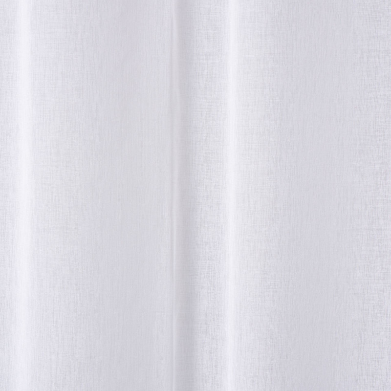 Firana z kółkami SIREN 140x260, kolor biały