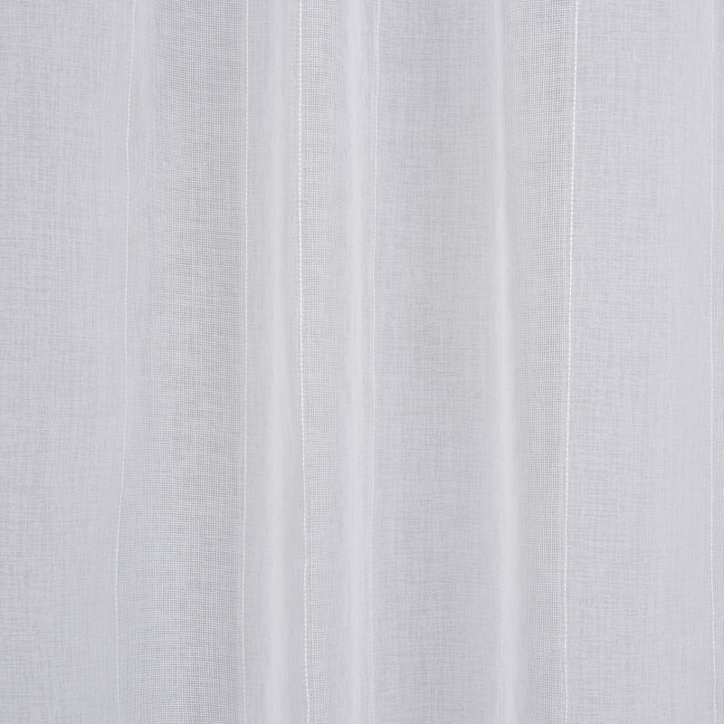 Firana z taśmą VEIL,140x250,kol.biały