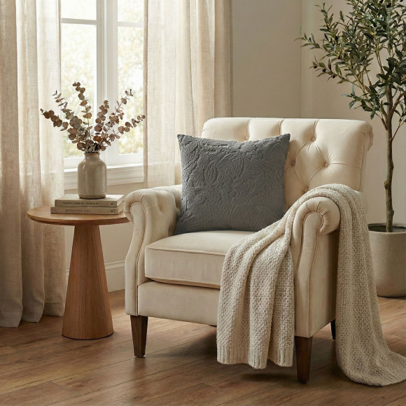 Poszewka NIVA 45x45 cm, kolor szary 2S