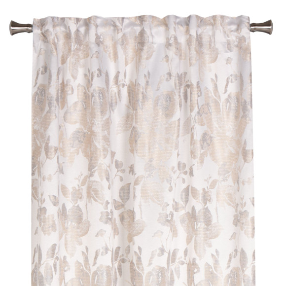 Zasł. z taśmą CALMA 140X260 cm kol.jasnobeżowy