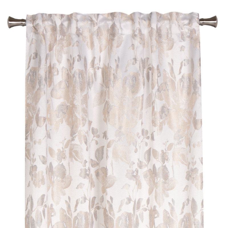 Zasł. z taśmą CALMA 140X260 cm kol.jasnobeżowy