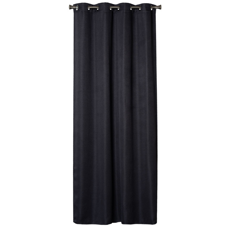 Zasłona z kółkami DIMA 140x250 cm, kol.ciemnoszary