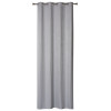 Zasłona z kółkami DIMA 140x250 cm, kol. jasnoszary
