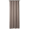 Zasłona z kółkami DIMA 140x250 cm, kol.taupe