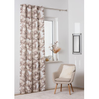 Zasł. z kółkami JANIS rozm.140x250cm, kolor ecru