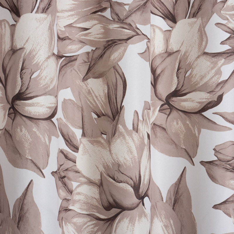 Zasł. z kółkami JANIS rozm.140x250cm, kolor ecru