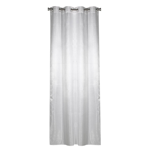 Zasłona z kółkami LUSTRE 140x260, kolor biały