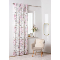 Zasł. z taśmą MARI rozm.140x250cm, kolor biały