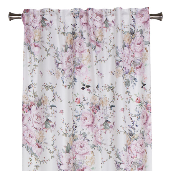 Zasł. z taśmą MARI rozm.140x250cm, kolor biały