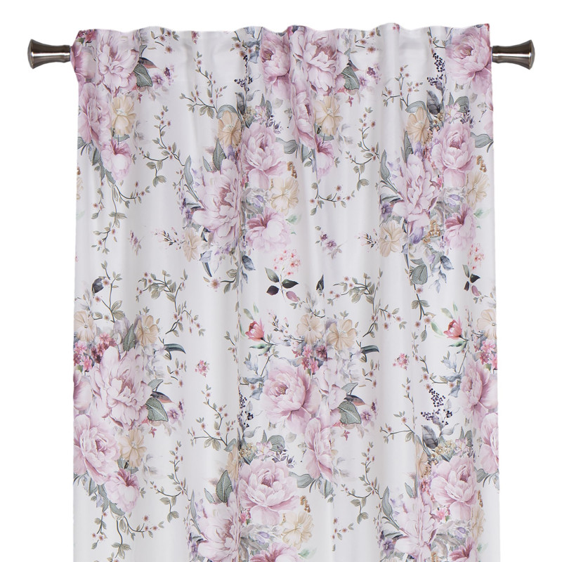 Zasł. z taśmą MARI rozm.140x250cm, kolor biały