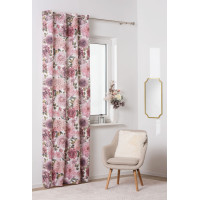 Zasł. z kółkami NOIA rozm.140x250cm, kolor biały