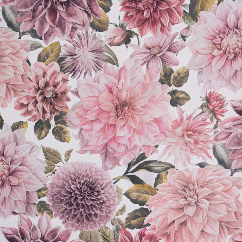 Zasł. z kółkami NOIA rozm.140x250cm, kolor biały