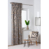 Zasłona na taśmie VELORA,140x260cm,k.szaro-złoty