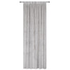 Zasłona z taśmą VERA rozm.140x250, kolor jasnoszary
