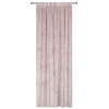 Zasłona z taśmą VERA rozm.140x250, kolor różowy