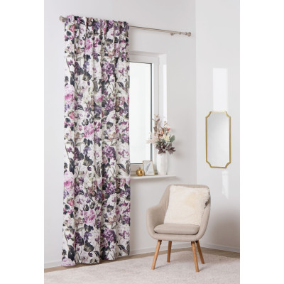 Zasł. z taśmą VIVI rozm.140x250cm, kolor biały