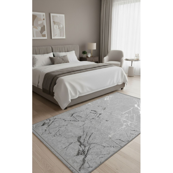 Dywan drukowany NEVA,petra folia 120x160cm,sza-sre