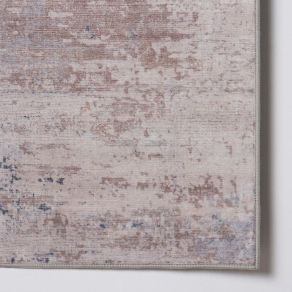 Dywan druk. Agnes, mikrofibra, 80x140cm, szary