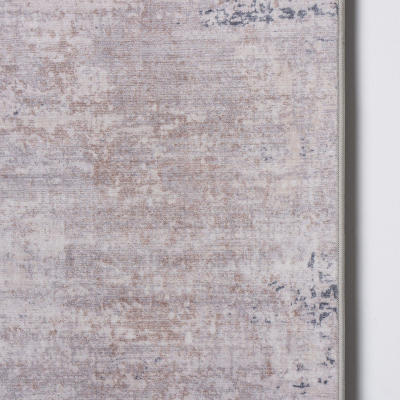 Dywan druk. Agnes, mikrofibra, 120x160cm, szary