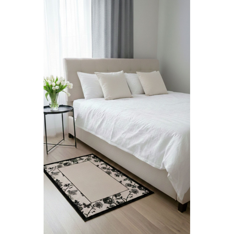 Dywan drukowany mikrofibra ASTRID 50x80 Beżowy