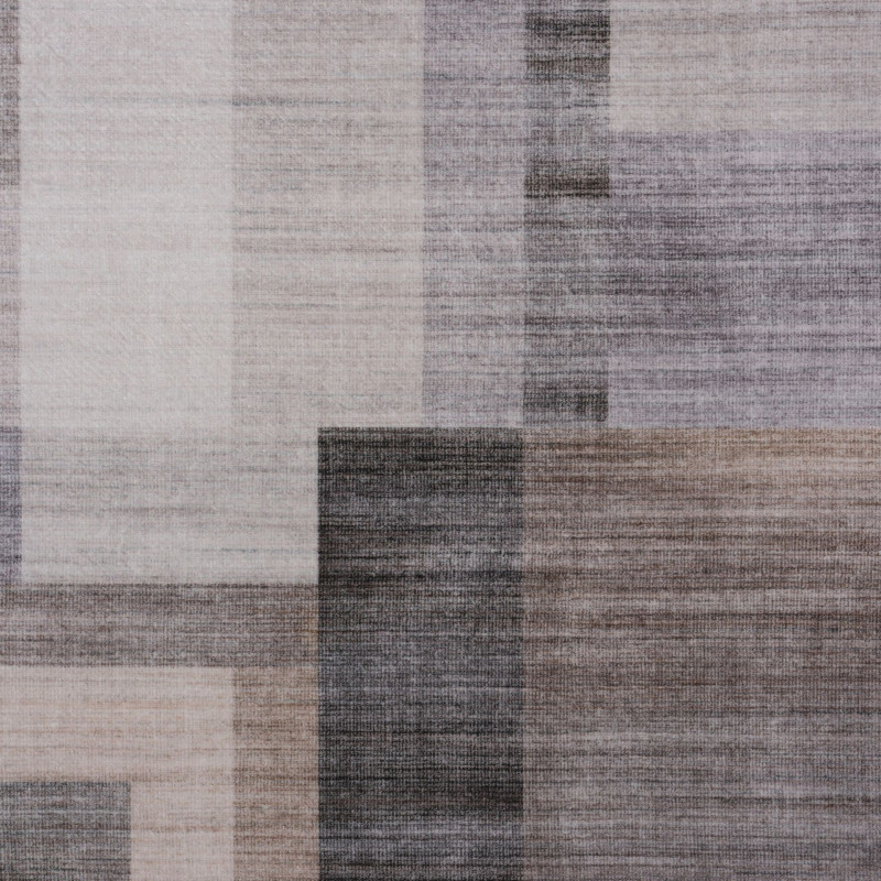 Dywan drukowany mikrofibra HEIDI 160x230 Szaro-beżowy