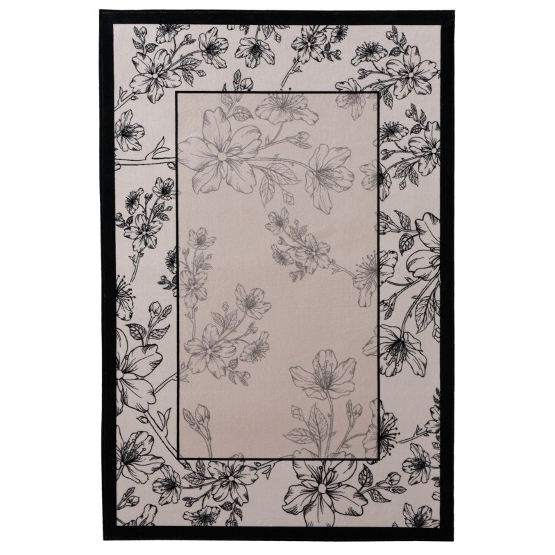 Dywan drukowany mikrofibra INGRID 120x160 Beżowy