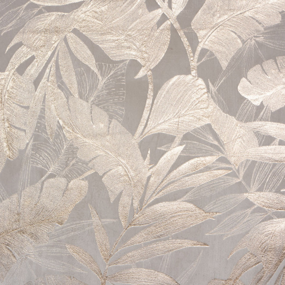 Zasłona na taśmie VELORA,140x260cm,k.ecru-złoty
