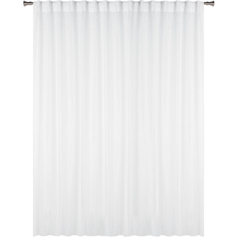 Firana z taśmą GLEEM 290x250cm kolor biały