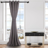 Zasłona z kółkami PERFECT CHIC 140x270 taupe