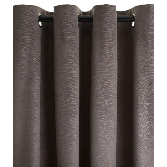 Zasłona z kółkami PERFECT CHIC 140x270 taupe