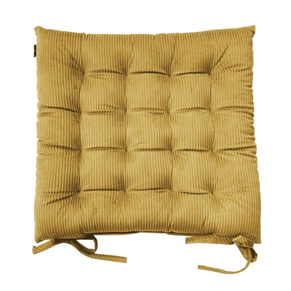 Poduszka na krzesło CASUAL CHIC 43x43x5cm musztard