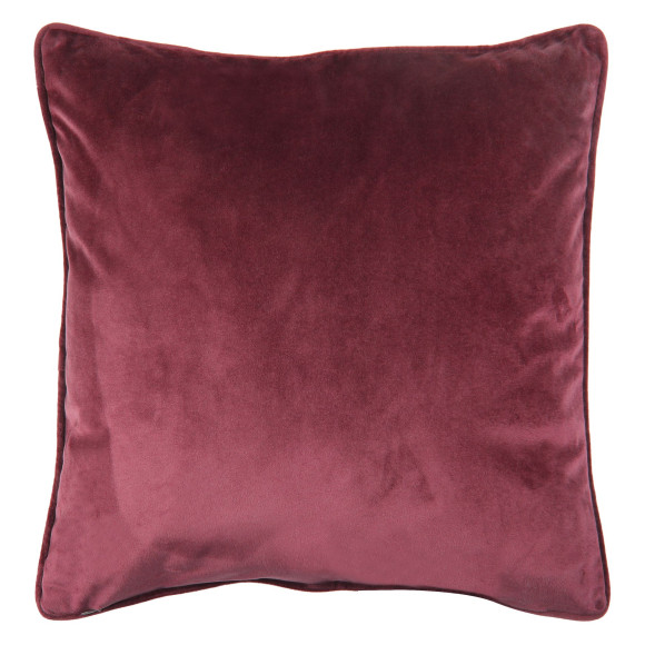 Poduszka VELVET 45x45 cm, kolor rubinowy